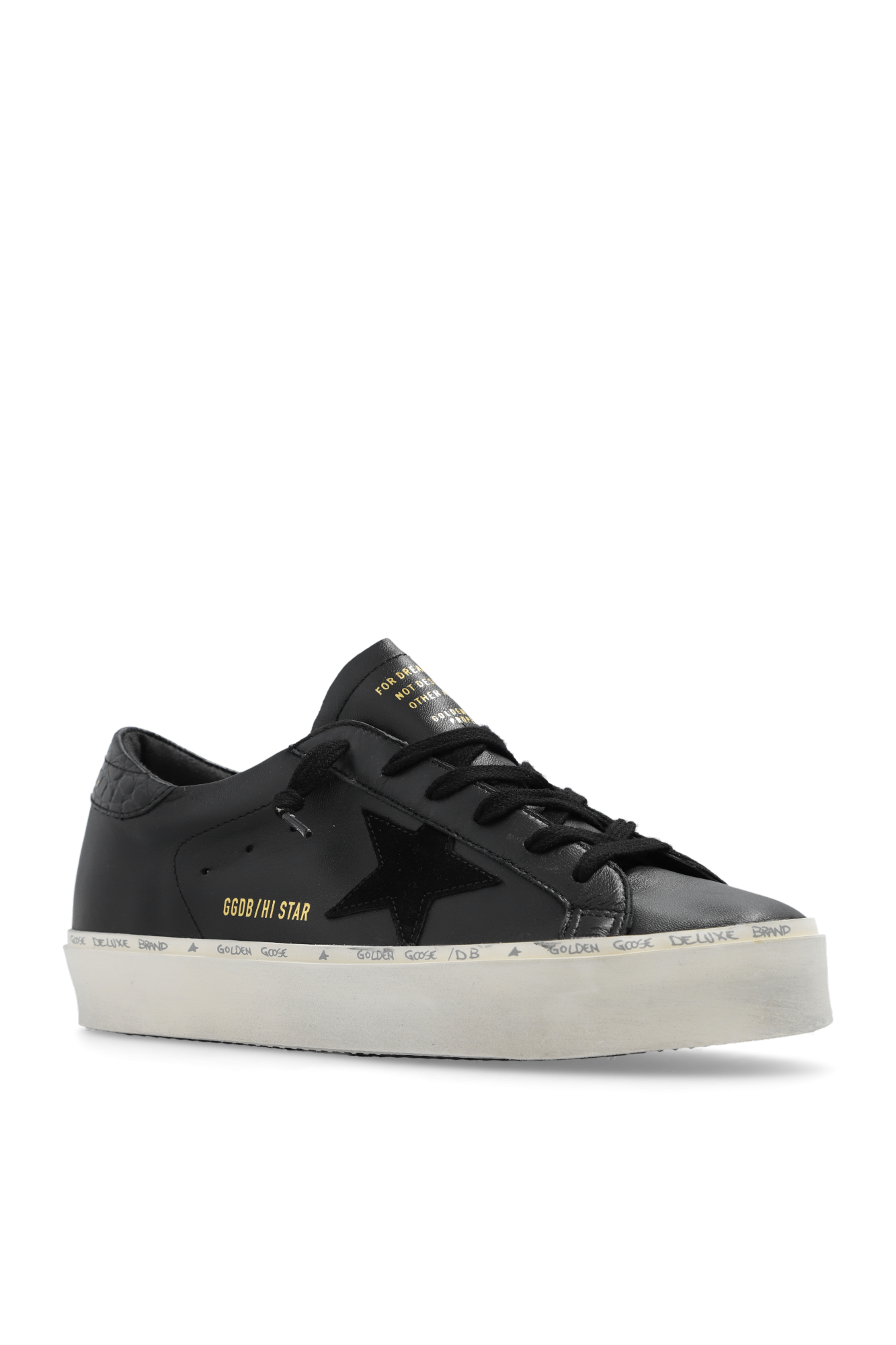 Golden goose clearance hi star black